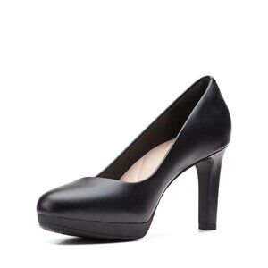 Clarks Women's High-Heeled Comfort Pumps - Black